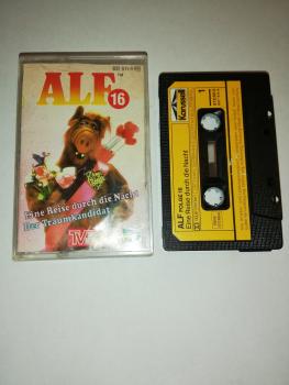 Alf Folge 16 Eine Reise durch die Nacht/Der Traumkandidat Schwarz mit Gelben Aufkleber 837 511-4 Karussell(Innencover beschrieben)